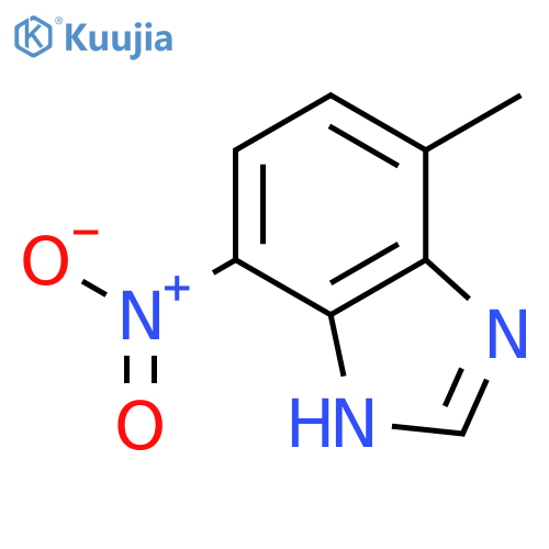 1H-Benzimidazole,4-methyl-7-nitro- structure