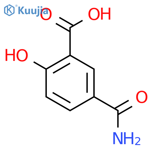 5-Carbamoyl-2-hydroxybenzoic acid structure