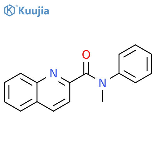 N-Methyl-N-phenyl-2-quinolinecarboxamide structure