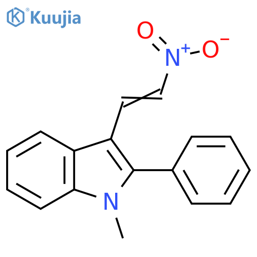 1H-Indole, 1-methyl-3-(2-nitroethenyl)-2-phenyl- structure