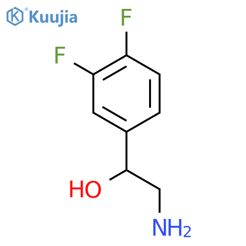 2-Amino-1-(3,4-difluorophenyl)ethanol structure