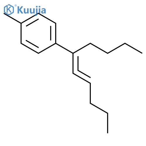 BENZENE, 1-(1-BUTYL-1,2-HEXADIENYL)-4-METHYL- structure