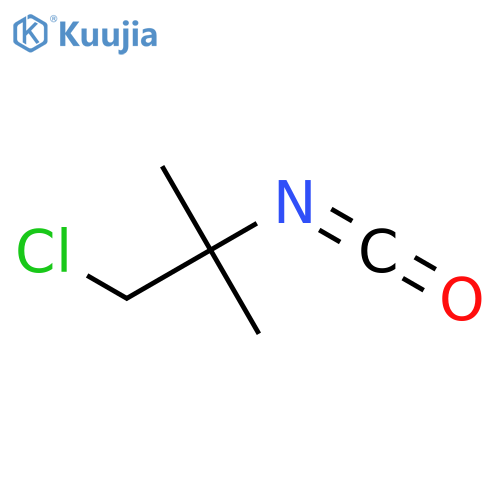 1-chloro-2-isocyanato-2-methylpropane structure