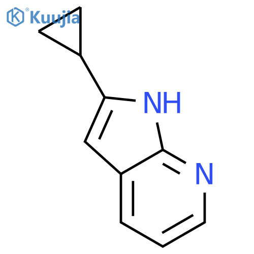 2-Cyclopropyl-1H-pyrrolo2,3-bpyridine structure