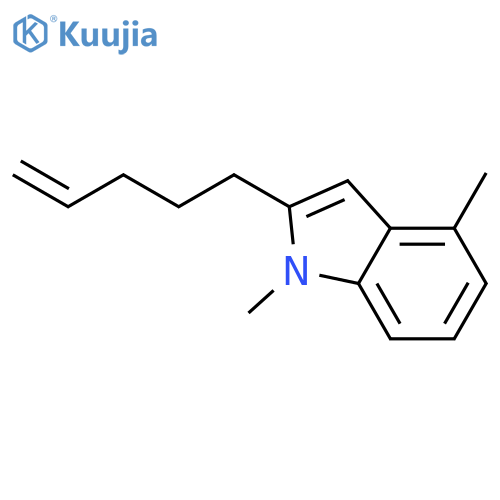 1,4-dimethyl-2-(4-penten-1-yl)-1H-Indole structure