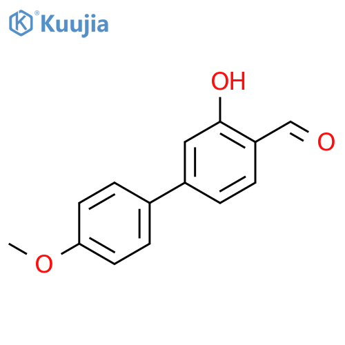 2-hydroxy-4-(4-methoxyphenyl)benzaldehyde structure
