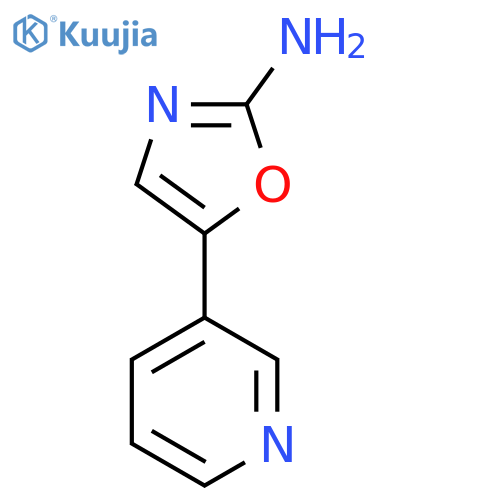 5-(pyridin-3-yl)-1,3-oxazol-2-amine structure
