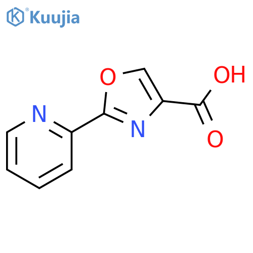 2-(pyridin-2-yl)-1,3-oxazole-4-carboxylic acid structure