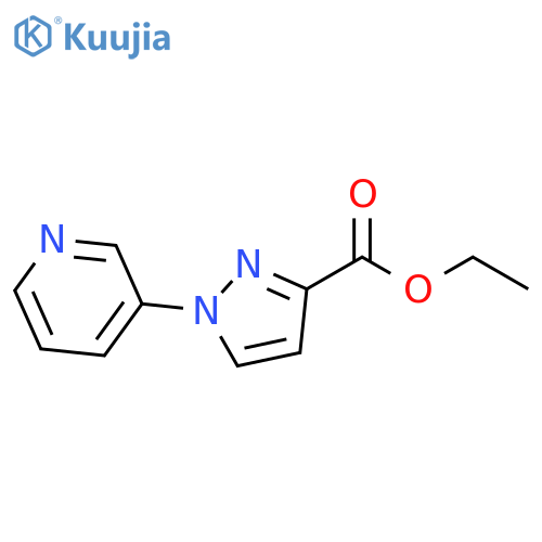 ethyl 1-(pyridin-3-yl)-1H-pyrazole-3-carboxylate structure