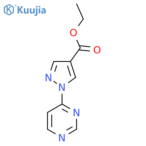Ethyl 1-(pyrimidin-4-yl)-1H-pyrazole-4-carboxylate structure