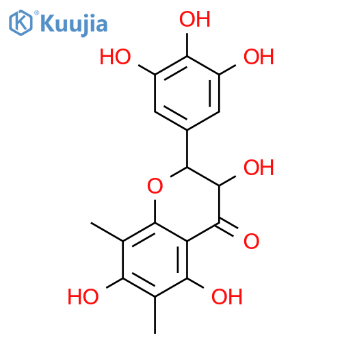 (2R,3R)-3,3',4',5,5',7-Hexahydroxy-6,8-dimethylflavanone structure