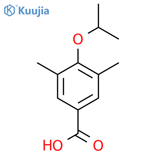 3,5-Dimethyl-4-isopropoxybenzoic acid structure
