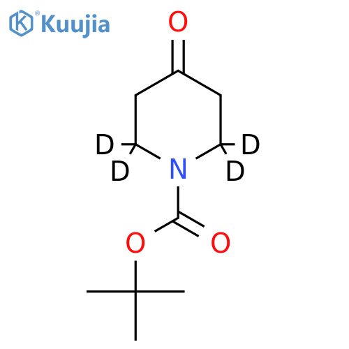 Tert-butyl 2,2,6,6-tetradeuterio-4-oxopiperidine-1-carboxylate structure