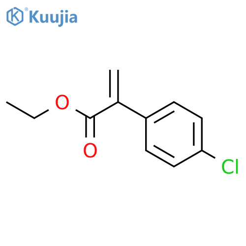 Benzeneacetic acid,4-chloro-a-methylene-, ethyl ester structure