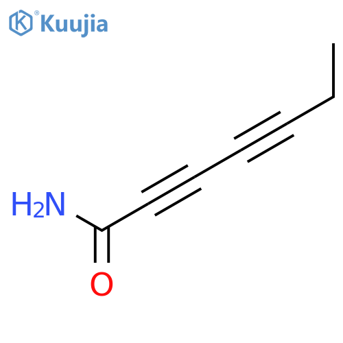 2,4-Heptadiynamide structure