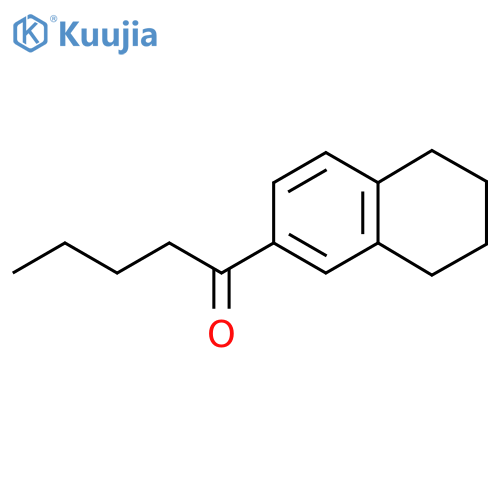1-(5,6,7,8-Tetrahydronaphthalen-2-yl)pentan-1-one structure