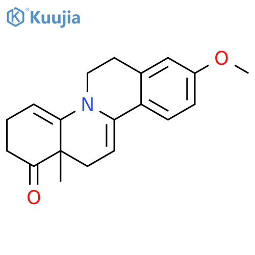 1H-Dibenzo[a,f]quinolizin-1-one, 2,3,6,7,13,13a-hexahydro-9-methoxy-13a-methyl- structure