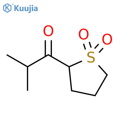 1-Propanone, 2-methyl-1-(tetrahydro-1,1-dioxido-2-thienyl)- structure