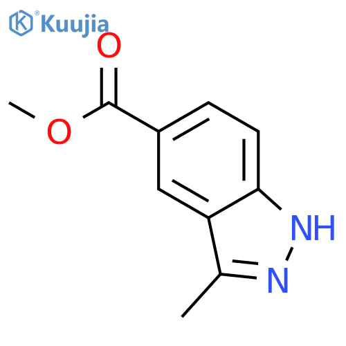 Methyl 3-methyl-1H-indazole-5-carboxylate structure