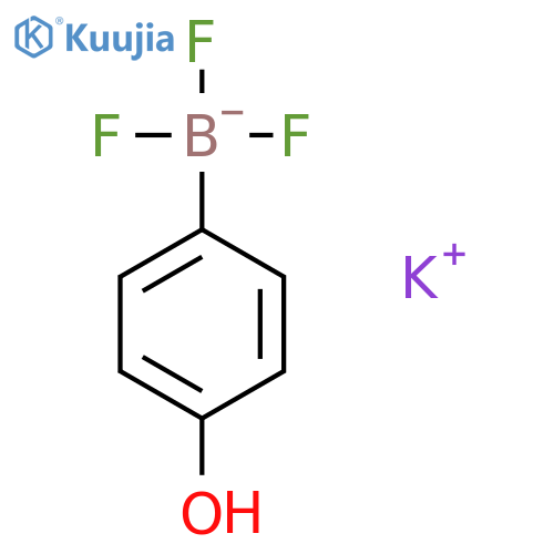 Potassium 4-hydroxyphenyltrifluoroborate structure
