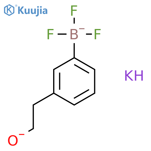Potassium Trifluoro(3-(2-hydroxyethyl)phenyl)borate structure