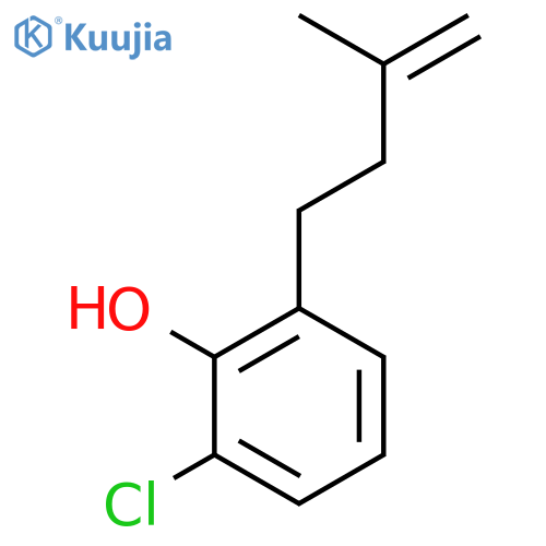 Phenol, 2-chloro-6-(3-methyl-3-butenyl)- structure