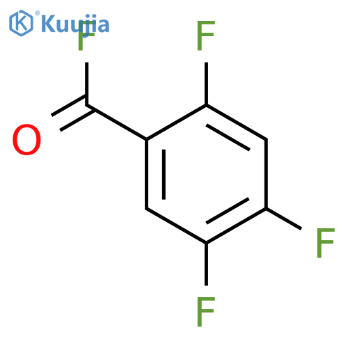Benzoyl fluoride,2,4,5-trifluoro- structure