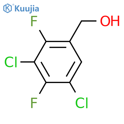 Benzenemethanol, 3,5-dichloro-2,4-difluoro- structure