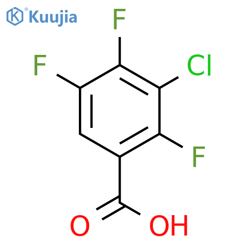 3-Chloro-2,4,5-trifluorobenzoic acid structure