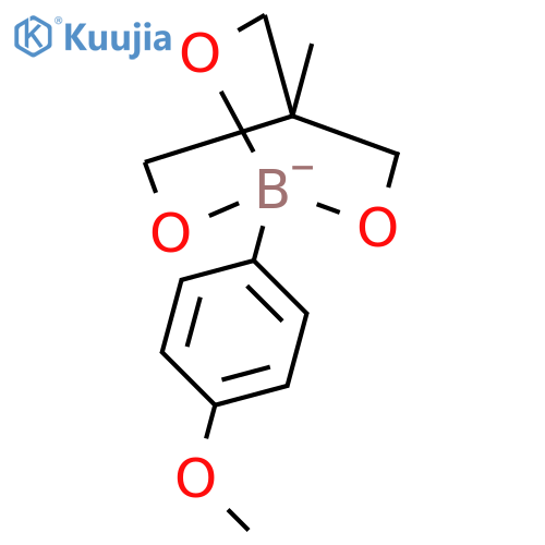 1-(4-Methoxyphenyl)-4-methyl-2,6,7-trioxa-1-borabicyclo[2.2.2]octan-1-uide structure