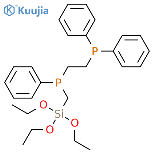 7-Oxa-1,4-diphospha-6-silanonane, 6,6-diethoxy-1,1,4-triphenyl- structure