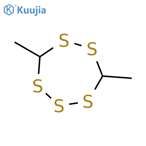 4,7-dimethyl-1,2,3,5,6-pentathiepane structure
