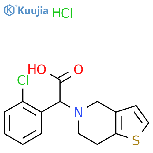 rac-Clopidogrel Carboxylic Acid Hydrochloride structure