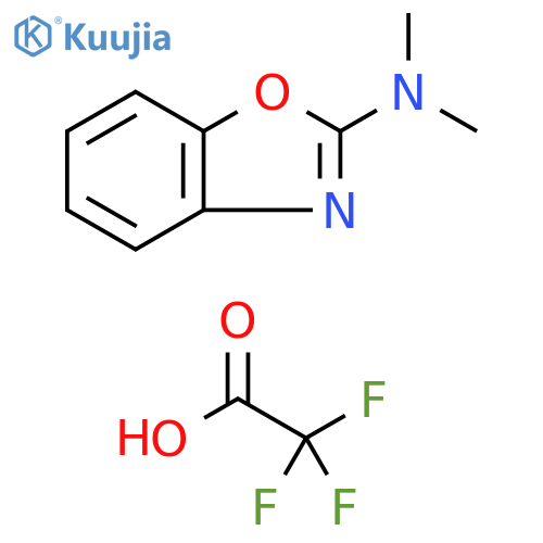 2-Benzoxazolamine, N,N-dimethyl-, 2,2,2-trifluoroacetate (1:1) structure