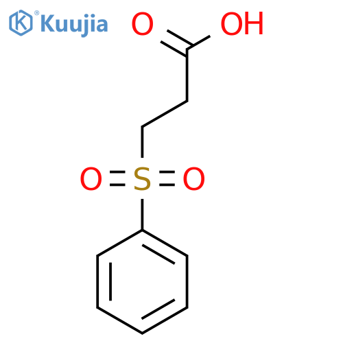 3-(benzenesulfonyl)propanoic acid structure