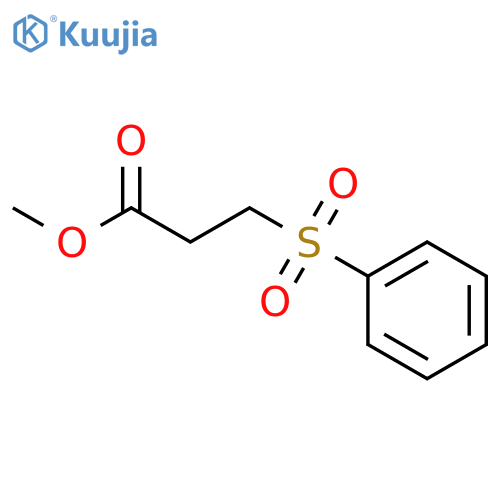 Propanoic acid, 3-(phenylsulfonyl)-, methyl ester structure