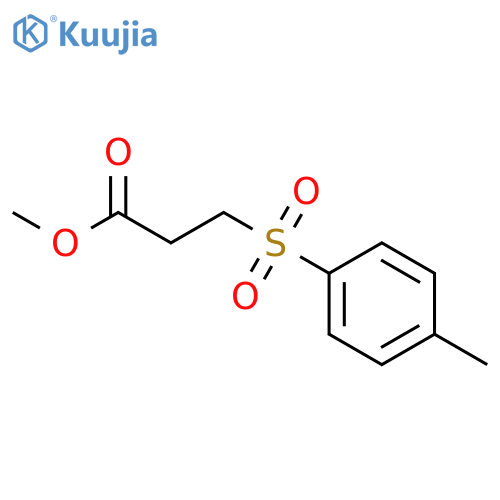 Propanoic acid, 3-[(4-methylphenyl)sulfonyl]-, methyl ester structure