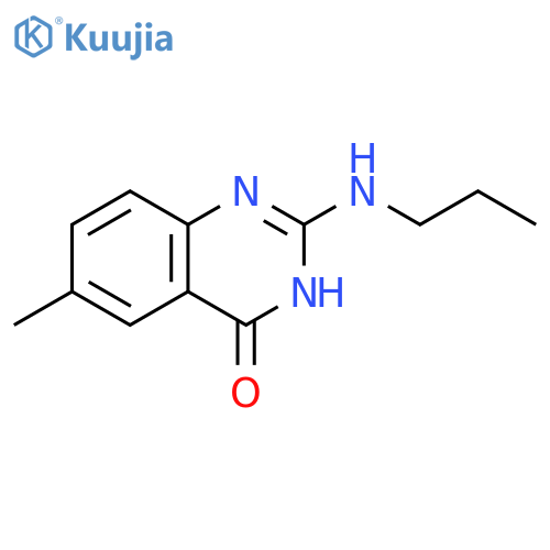 6-Methyl-2-(propylamino)-3,4-dihydroquinazolin-4-one structure