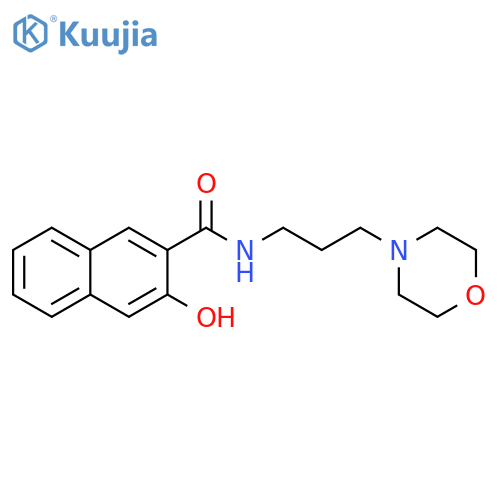 3-Hydroxy-N-(3-morpholinopropyl)-2-naphthamide structure