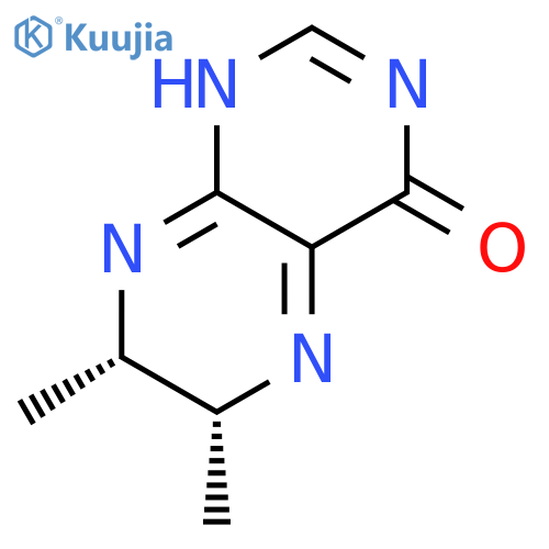 4(1H)-Pteridinone,6,7-dihydro-6,7-dimethyl-, (6R-cis)- (9CI) structure