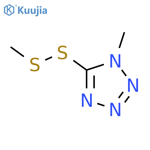 1H-Tetrazole,1-methyl-5-(methyldithio)- structure