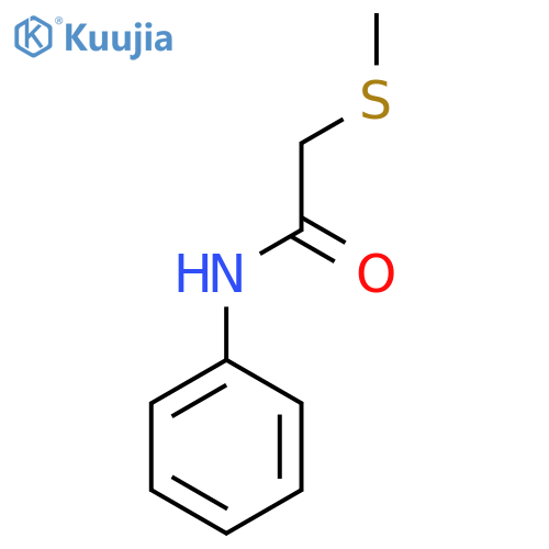 Acetamide,2-(methylthio)-N-phenyl- structure