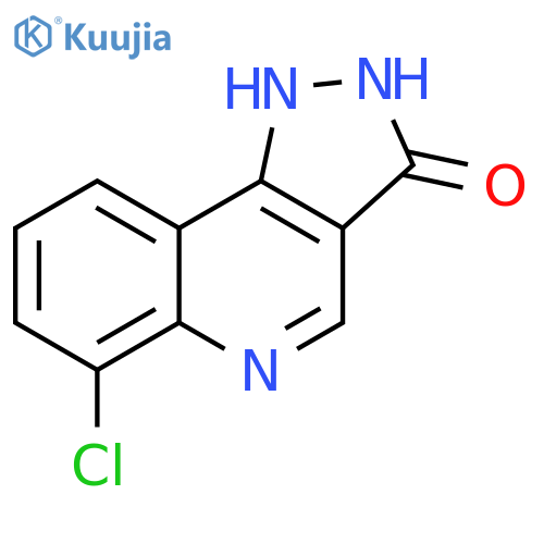 6-chloro-1H,2H,3H-pyrazolo[4,3-c]quinolin-3-one structure