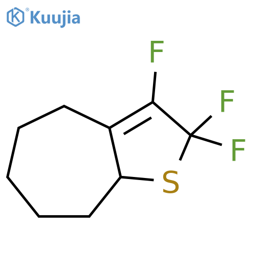 2H-Cyclohepta[b]thiophene,2,2,3-trifluoro-4,5,6,7,8,8a-hexahydro- structure