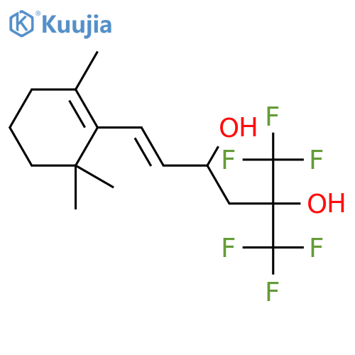5-Hexene-2,4-diol,1,1,1-trifluoro-2-(trifluoromethyl)-6-(2,6,6-trimethyl-1-cyclohexen-1-yl)- structure