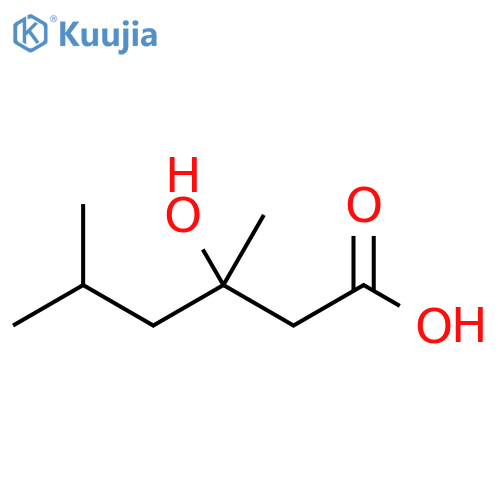 3-hydroxy-3,5-dimethylhexanoic acid structure