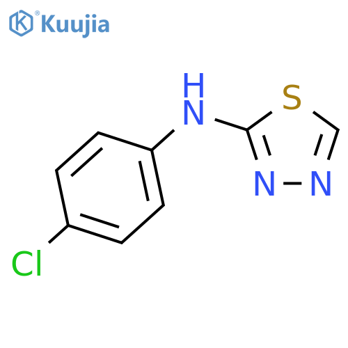 1,3,4-Thiadiazol-2-amine, N-(4-chlorophenyl)- structure