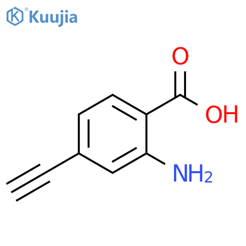 2-amino-4-ethynylbenzoic acid structure