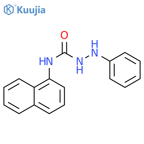 Hydrazinecarboxamide, N-1-naphthalenyl-2-phenyl- structure