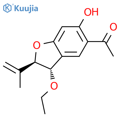 trans-2,3-Dihydro-3-ethoxyeuparin structure